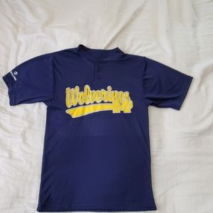 Wolverines Licensed Henley- Youth shirt